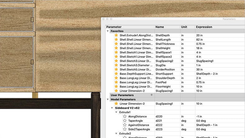 Parametric modeling with Fusion 360