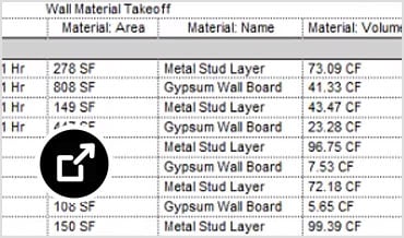 Wall material takeover dataset in Revit LT