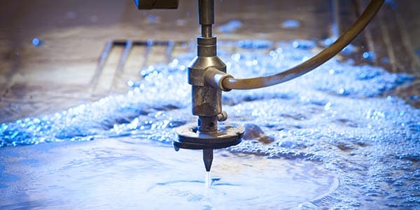 Water jet for sheet metal design