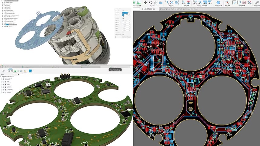 ECAD MCAD software screenshot