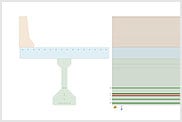 Graphical representation of girder design 